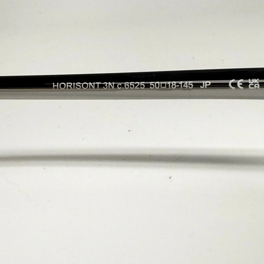 ProDesign Denmark Horisont 3N c.6525 Black Grey Gradient Eyeglasses 50-18-145